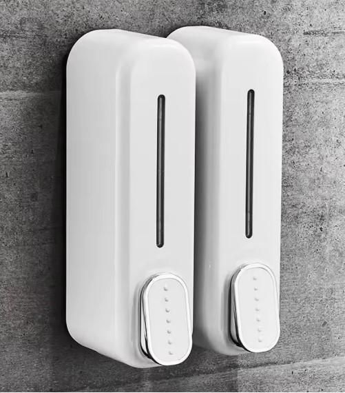 Wall Mounted Soap Dispenser Manual | Press Type Liquid Hand Wash, Shampoo & Sanitizer Dispenser for Bathroom & Kitchen – Refillable, Durable & Space Saving